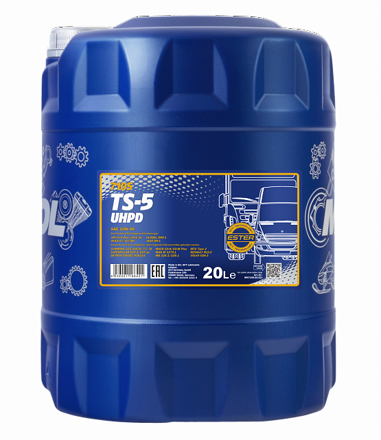 MANNOL TS-5 UHPD 10W-40 7105 (20л) Полусинтетическое моторное масло