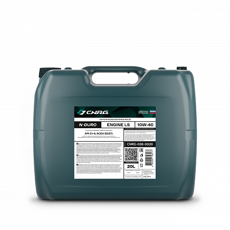 Масло моторное CNRG N-Duro Engine LS 10W-40 CI-4 (20 л)