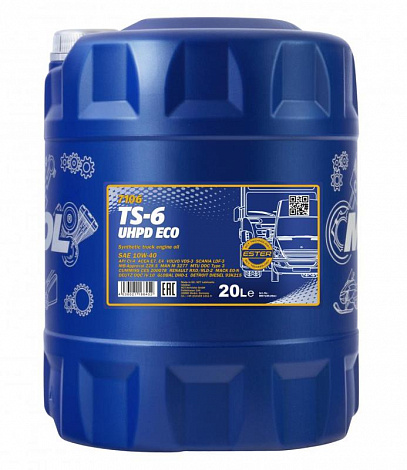 MANNOL TS-6 UHPD ECO 10W40 (20 л) 7106 Cинтетическое моторное масло